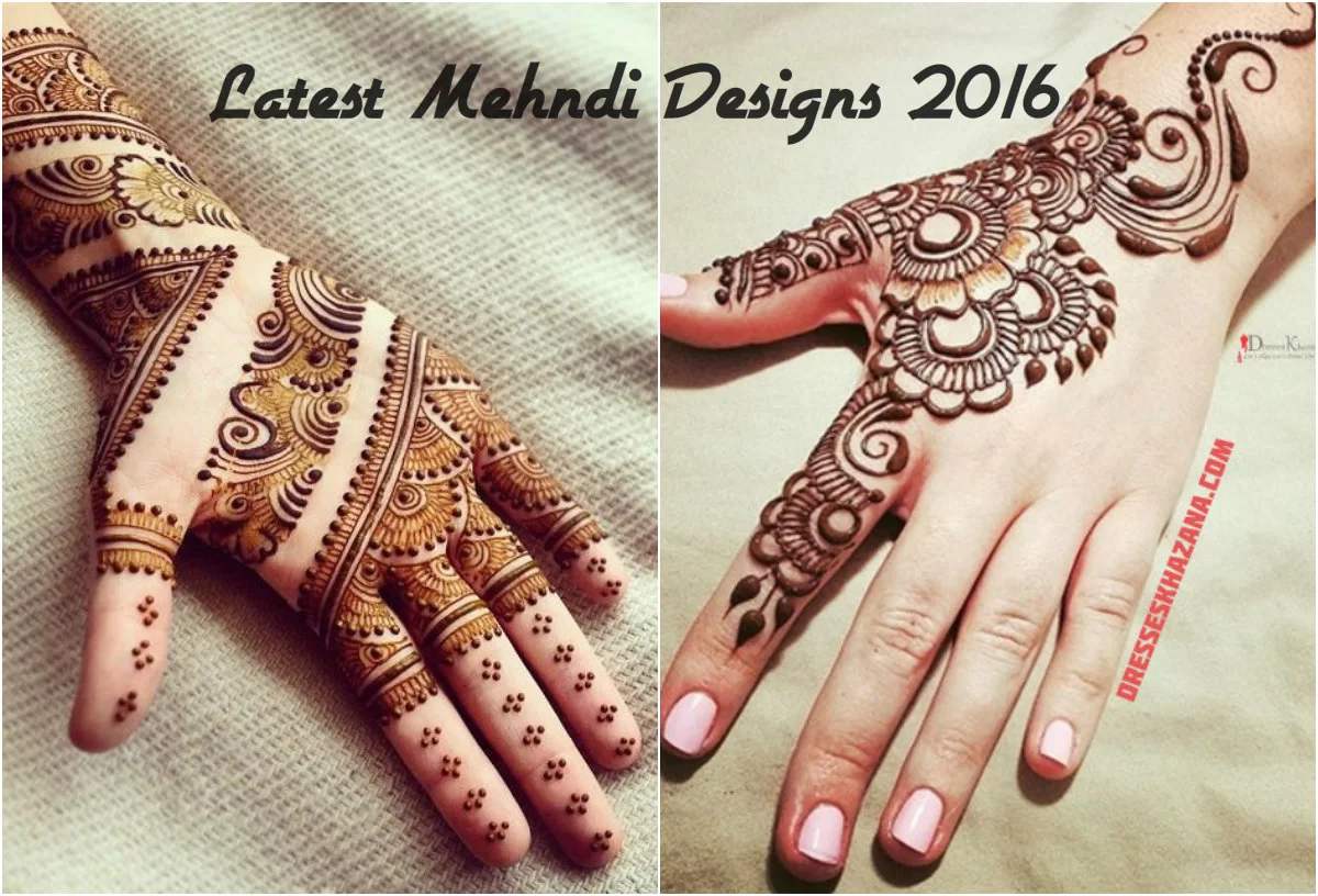 latest mehndi designs 2016