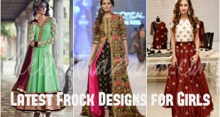 Latest Frock Designs 2017 Umbrella Dresses for Girls and Women