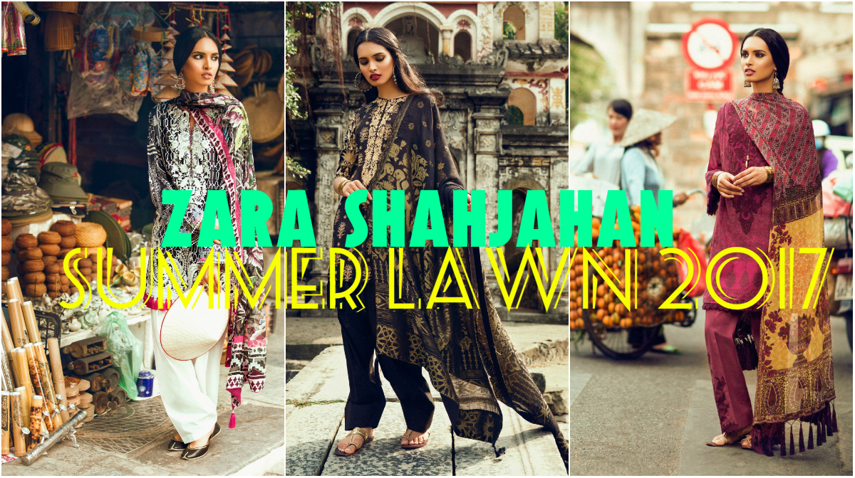 Zara Shahjahan Lawn 2017 - Latest Summer Lawn Dresses for Girls