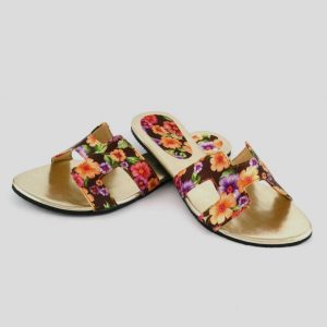 Floral Design Flat Shoes for Women