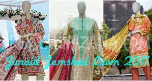 Junaid Jamshed Lawn 2017 for Girls New Summer Dresses Vol 1,2,3