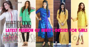 Kurti Designs 2017 - Latest Fashion of Kurti's Dresses for Indo-Pak Girls