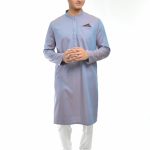 Aamir Adnan Grey AN cotton kurta