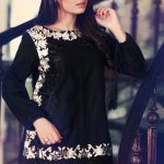 Black EMBROIDERED TOP