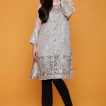 EMBROIDERED SILK SHIRT WITH TROUSER & DUPATTA