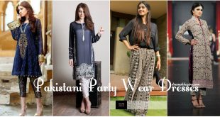 Pakistani Party Wear Dresses for Women 2017