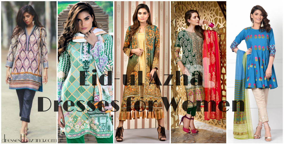 Latest Eid ul Azha Dresses Collection 2017 by Top Pakistani Brands