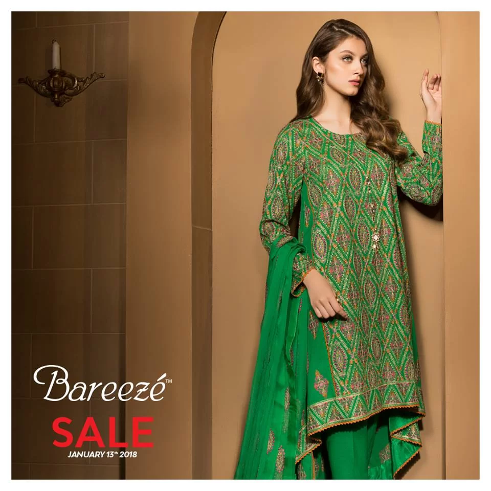 Bareeze - Best Unstitched Winter Collection Clothes Sale in Pakistan