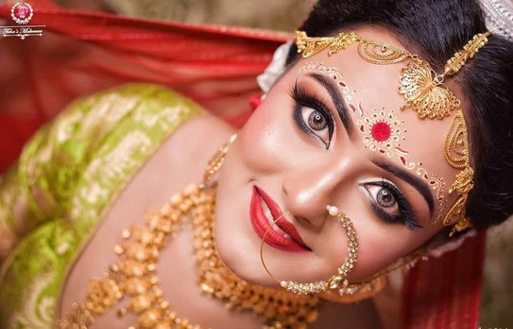 bridal makeup highlighting