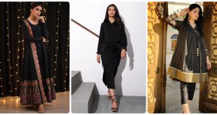 Black Dresses - Beautiful Party Wear Black Dress Online Designs for Girls