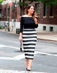 Long pencil skirt with top