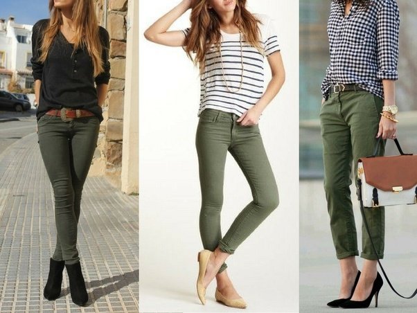 olive green pants 