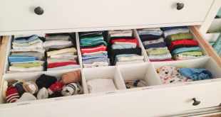 Clothes drawer organization