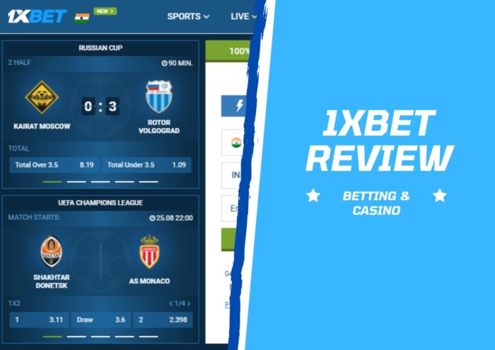 1xbet official website review