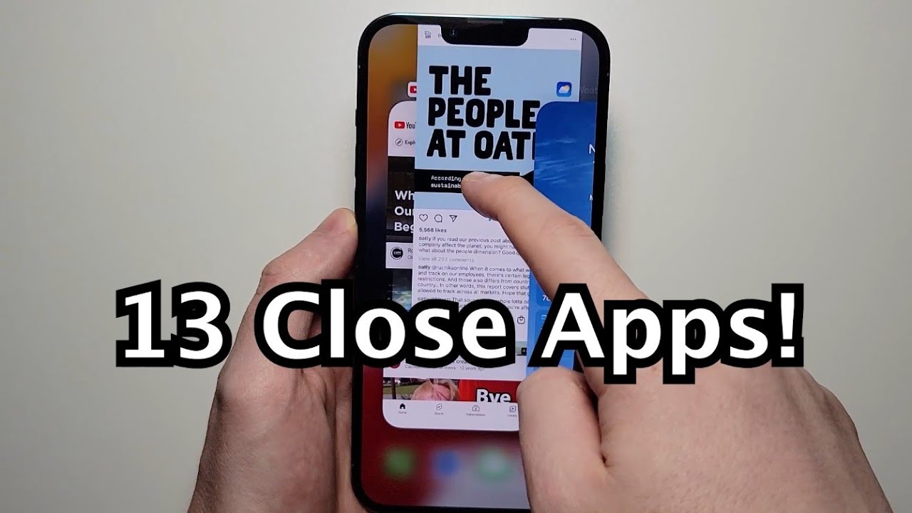 Features of iPhone 13:| How to Close Apps on iPhone 13?