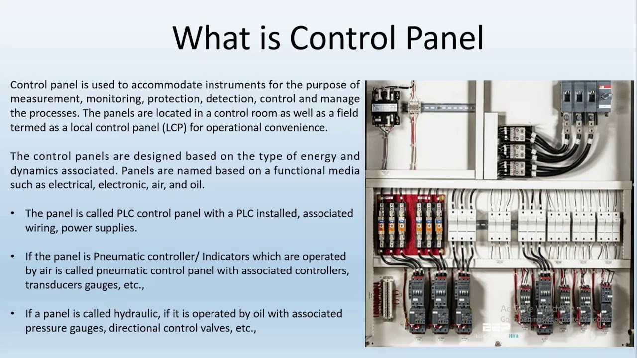 What is a Control Panel?| Types & Features of Control Panel